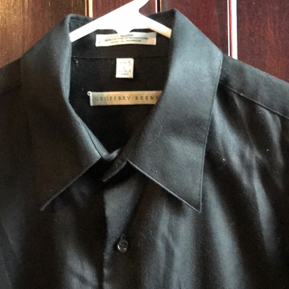 Men’s Dress Shirt, Black size large